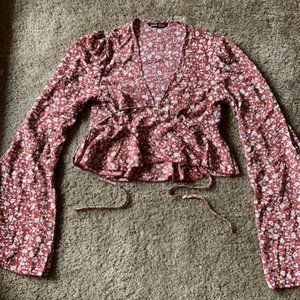 Cropped Floral Top
